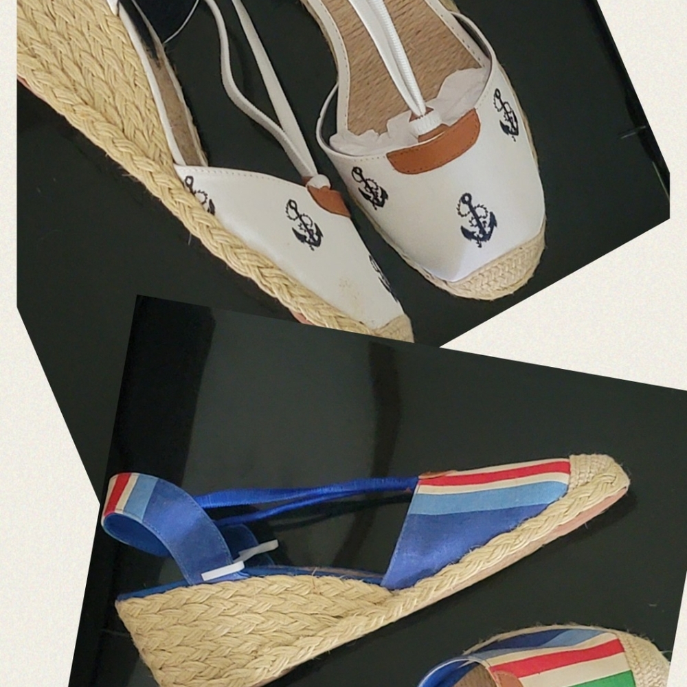 Two Pairs New Ralph lauren Edspadrilles